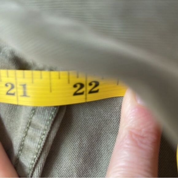 Joe’s Jeans Military THE SHIRT Button Down Green Cotton Blend Shirt - Picture 7 of 8